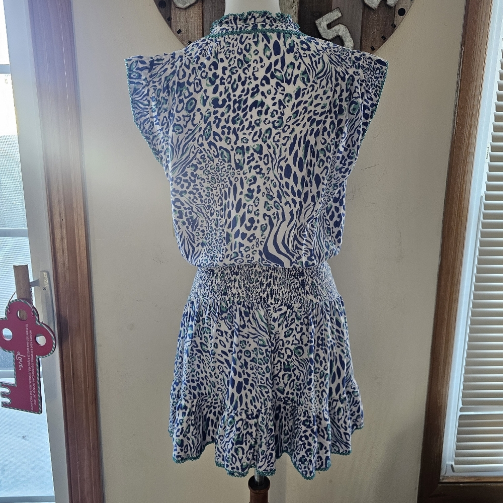 Poupette St. Barth Small V Neck Estelle Mini Dress - Picture 9 of 11
